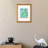 Wood Picture Frame with Mat-66003680-66003675