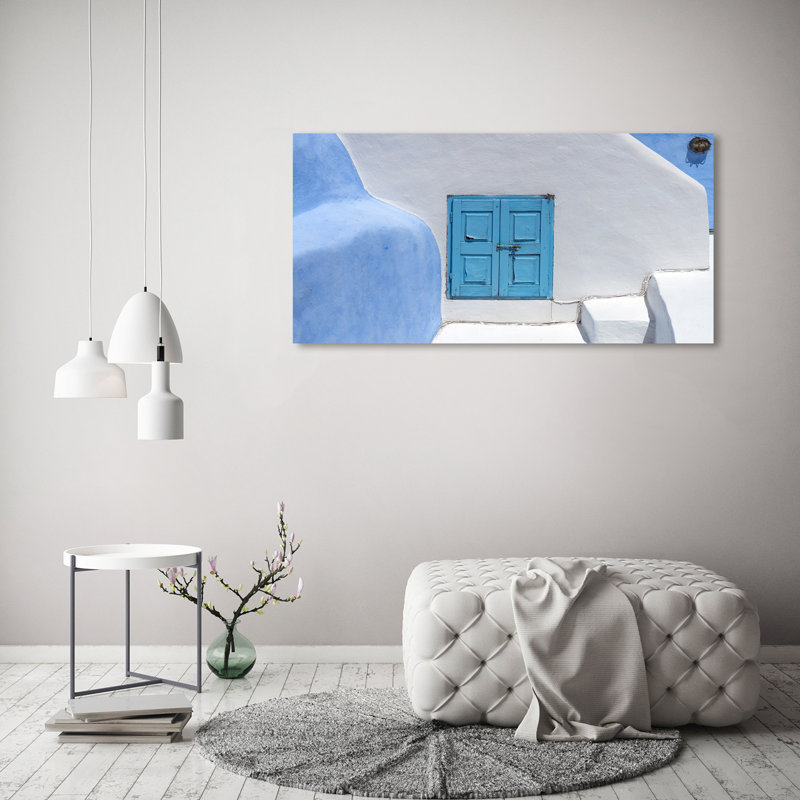 Santorini Greece - Wrapped Canvas Print
