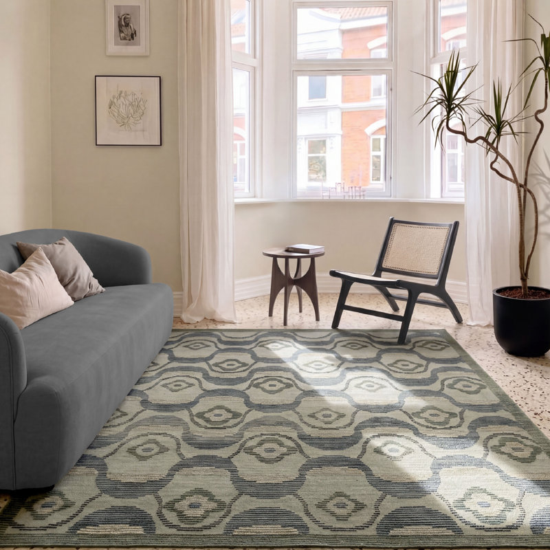 Cora Washable Wool Rug, 6' x 9'