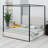 Modern Canopy Bed With Upholstered Headboard-54880698