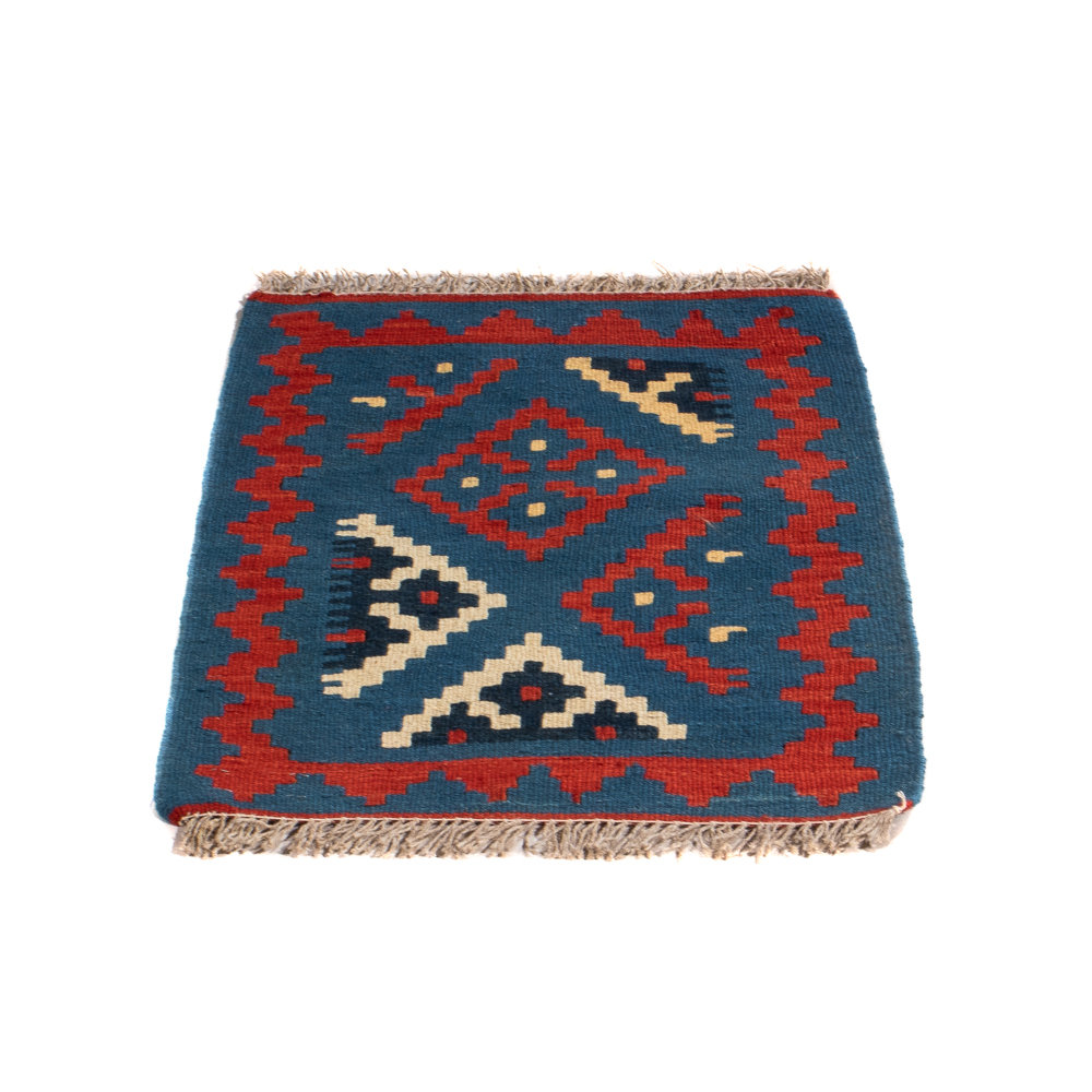 Morgenland Kelim Teppich - Oriental - 60 x 40 cm - blau