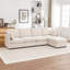 Canapé modulaire rembourré 5 pièces Wilroy-2099008263