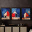 LANDSCAPES Series Cxxxi - Toile tendue avec châssis sur mesure - 3 pièces-215227222-215227223