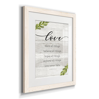 " Love Never Fails "