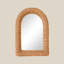 Kingston Arch Rattan Mirror