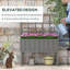 Brinskelle Wood Elevated Planter with Trellis