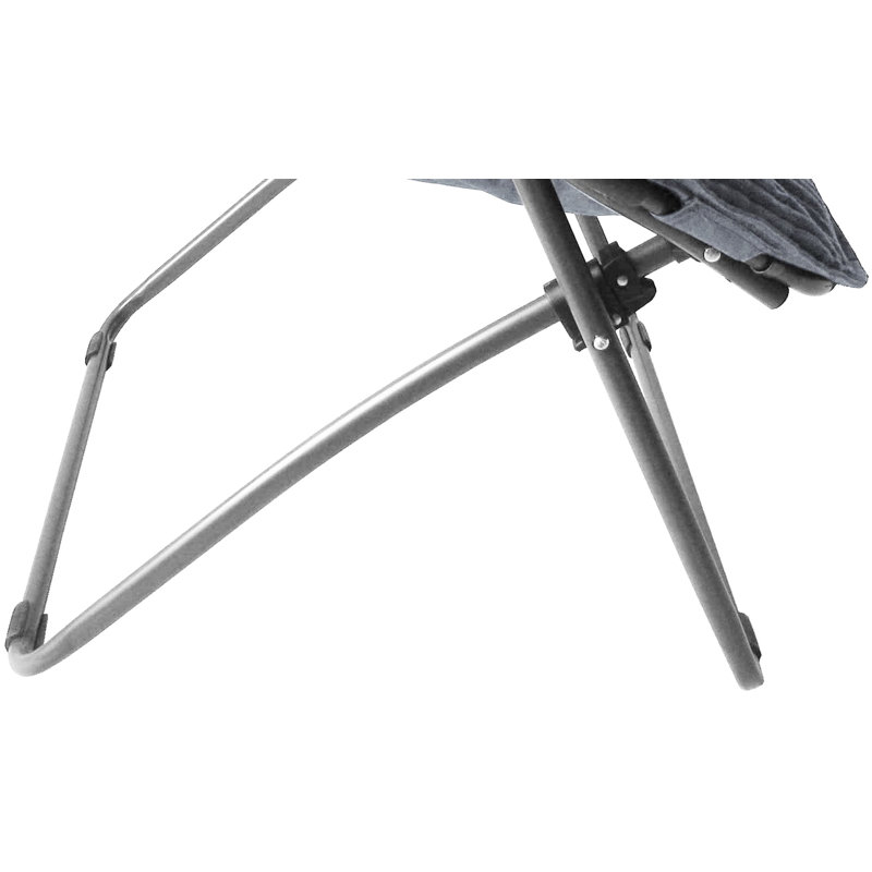 Zenithen Hexagon Corduroy Folding Dish Chair, Gray, Gray Corduroy