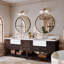 Metal Round Wall Mirror-422546168-422546169