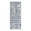 Abstract Area Rug in Dusty Blue