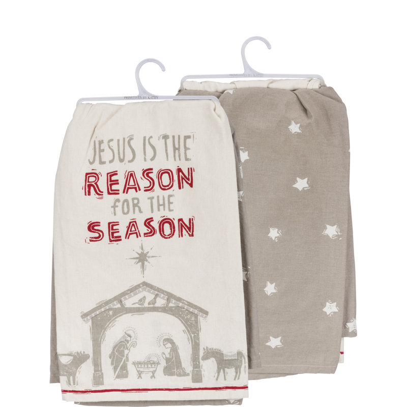  Reason Decorative Kitchen Towel Set - 28" X 28"