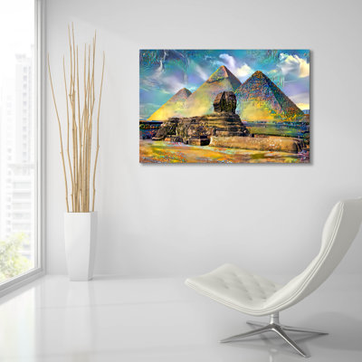 «Égypte, pyramide de Gizeh, sphinx» par Pierre Gavidia