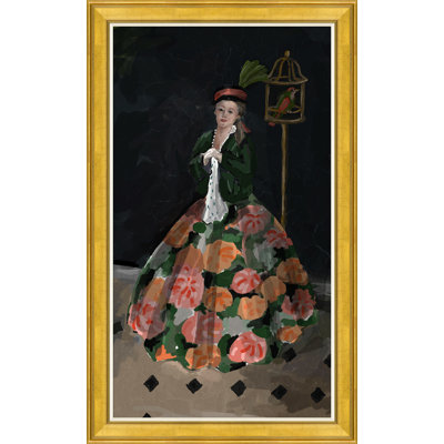 Gigi Giclee On Canvas by Dana Gibson