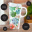 Grande tasse de voyage 17 onces fraîche plantes grasses