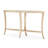 Malibu Crest 61'' Glass Top Console Table