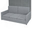 Lit escamotable double pleine grandeur avec coussin-858939438