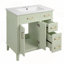 Meuble-lavabo élégant avec rangement avancé et lavabo durable pour espaces compacts-1060438573