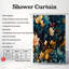 Vivid Spirals - Rideau de douche Premium-1498369319