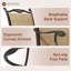 Fauteuil pivotant de patio
