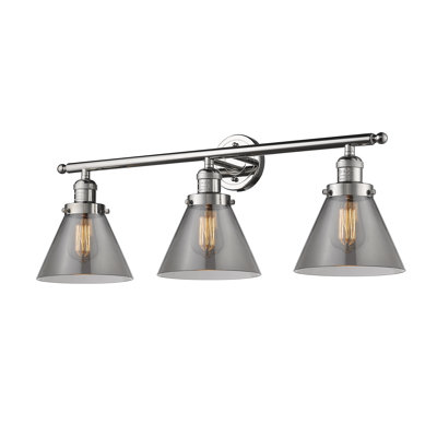 Cone 3 Light Bath Vanity Light