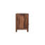 Console média en bois massif Arc-Line