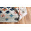 Tapis gris à motif géométrique Elberton-1843484405