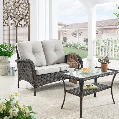 Chaise d'extérieur en osier Sebastino