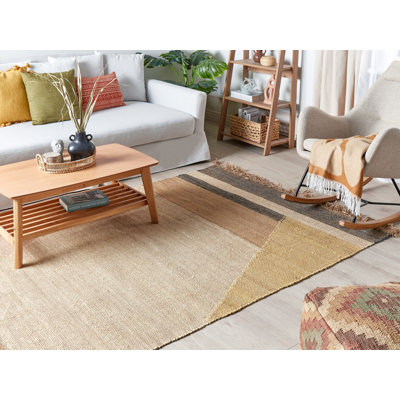Schoenrock Abstract Jute / Sisal Area Rug