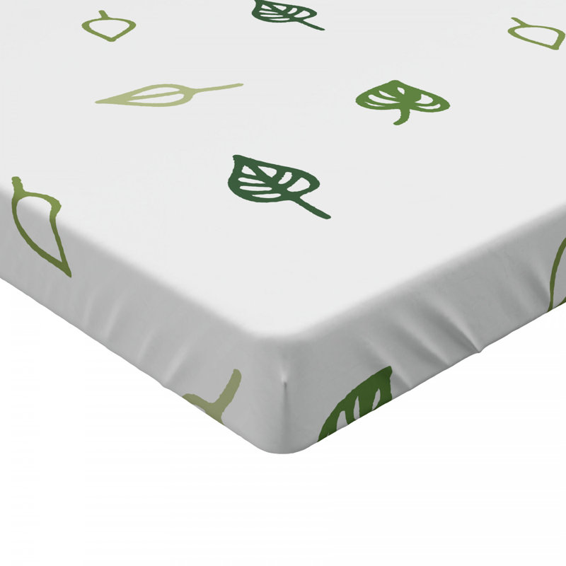 Microfiber Floral Fitted Sheet, Full Fitted Sheet