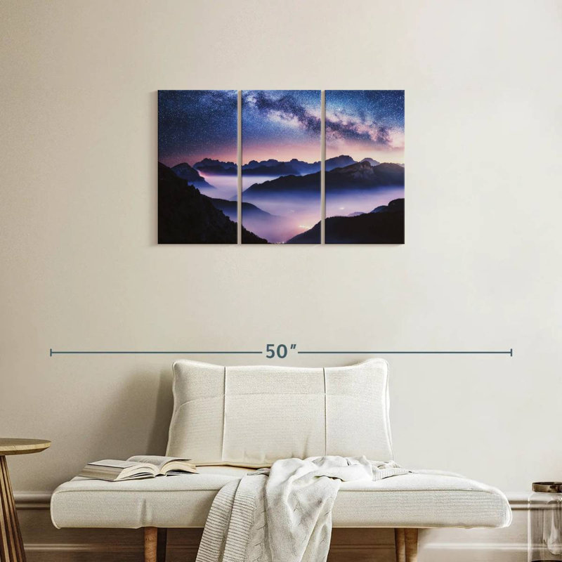 Oberle Bright Starry Night, 20" H x 33" W