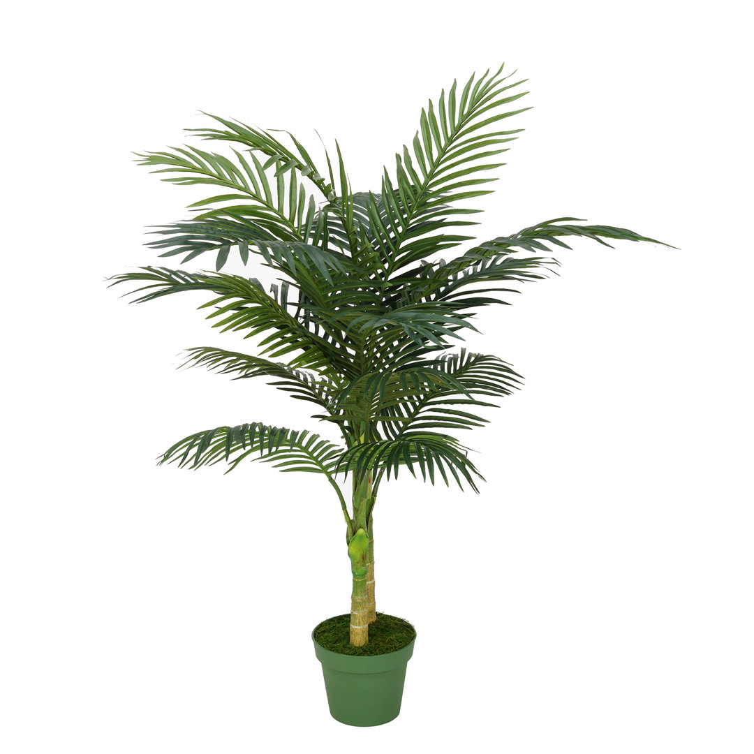 48'' Faux Palm Tree in Pot Liner Primrue