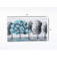 Oversized Wall Canvas 47'' X 27'' - Hand-Painted Winter Beauty White Landscape Unframed Art Painting Box