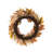 24"D Fall Multi-Colored Sorghum Wreath Includes A Complimentary Black Metal Wreath Hanger