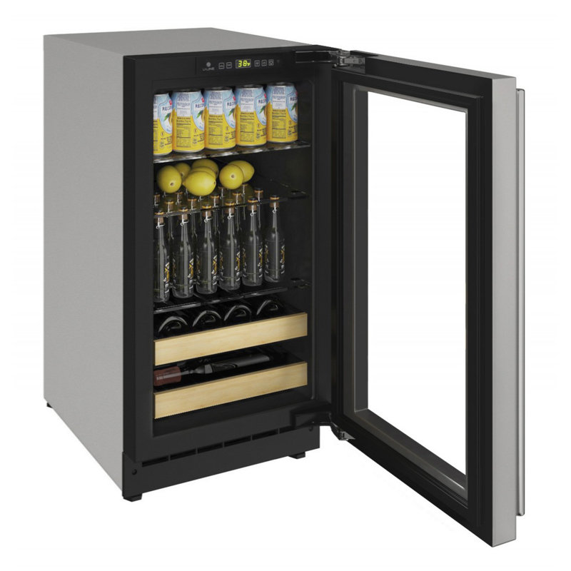 U-Line 17.75'' W Convertible Mini Fridge, Right