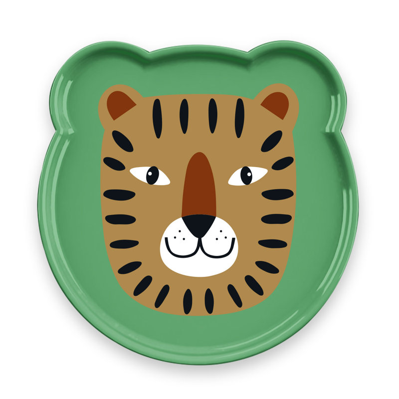 Ensemble de 4 assiettes pour enfants en forme de grenouille