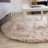 Diller Light Brown Faux Sheepskin Fur Machine Washable Shag Fluffy Area Rug-906190134