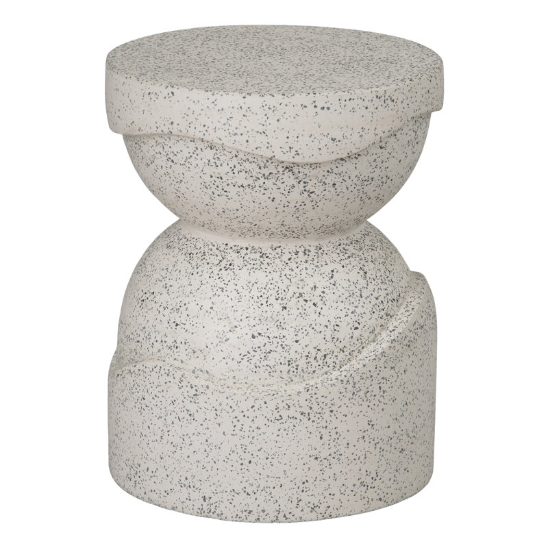Tabouret de jardin en ciment