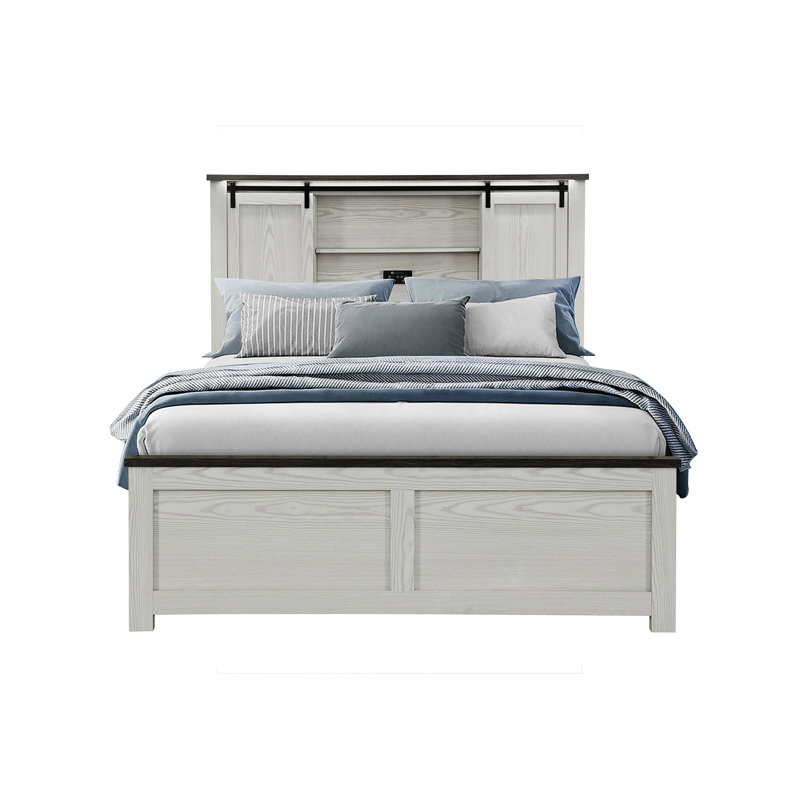 Grand lit beige