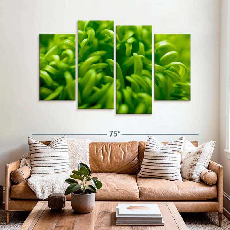Harnek Lime Heart I, 42" H x 68" W