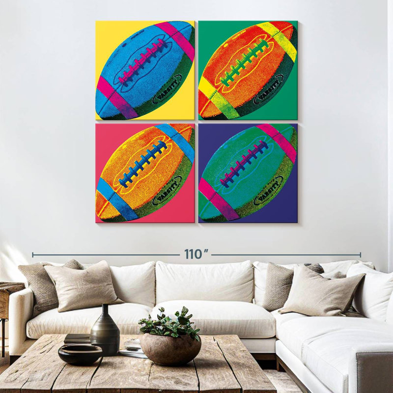 Ballon de football Sireci Ball Four, H 74 po x l 74 po