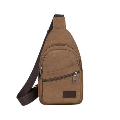 Backpack Canvas Sling Bag Crossbody Backpack Shoulder Casual Rucksack For Men Women