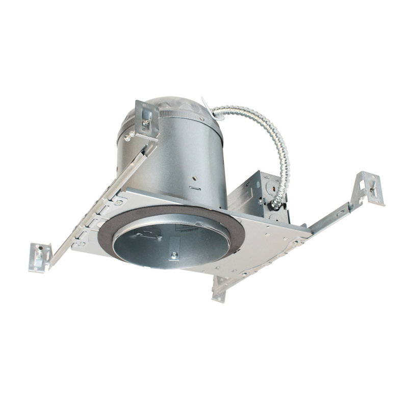 Grey 5'' IC Rated Airtight Recessed Lighting Housing
