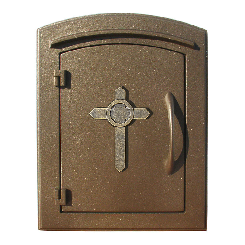 Manchester Aluminum Wall Mounted Mailbox, Bronze