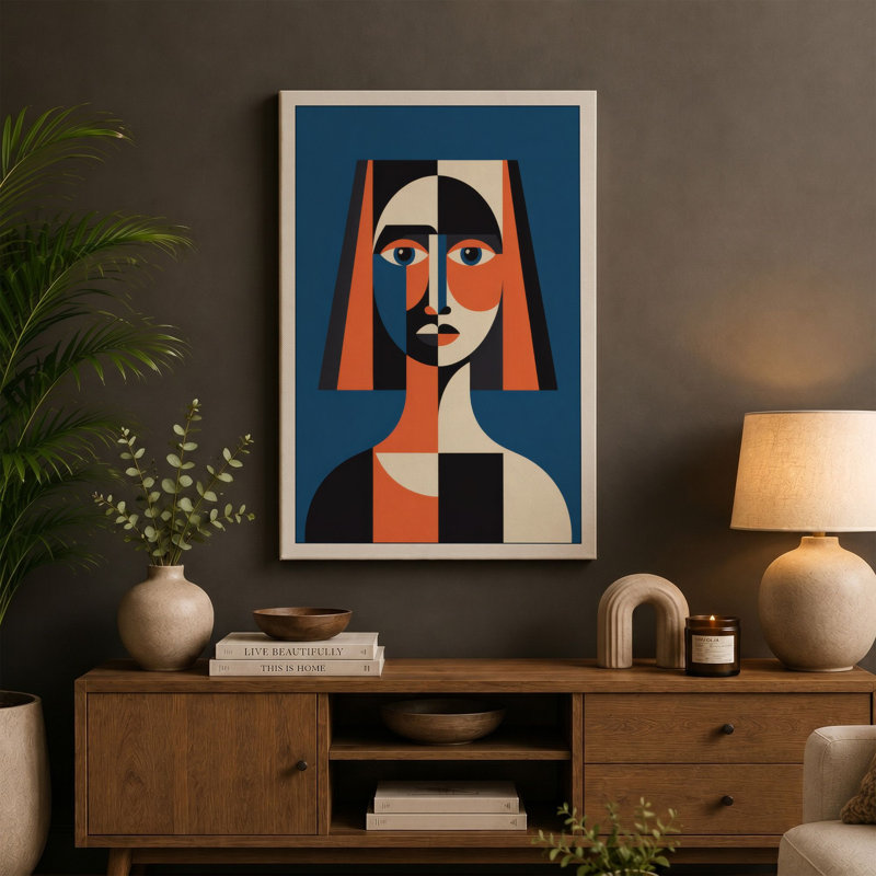 Print, 30x20 - 76.2 x 50.8 cm, Taupe Border