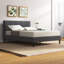 Arley Upholstered Bed frame with Headboard and Smart USB Port-1575355306-1575355309