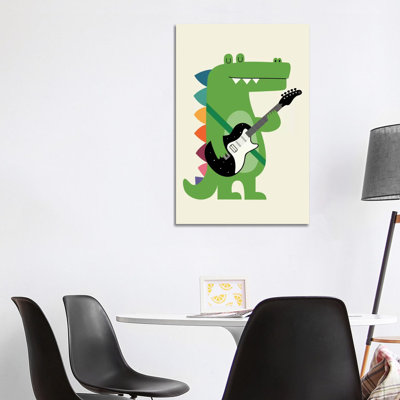 Croco Rock by Andy Westface - Print on Canvas