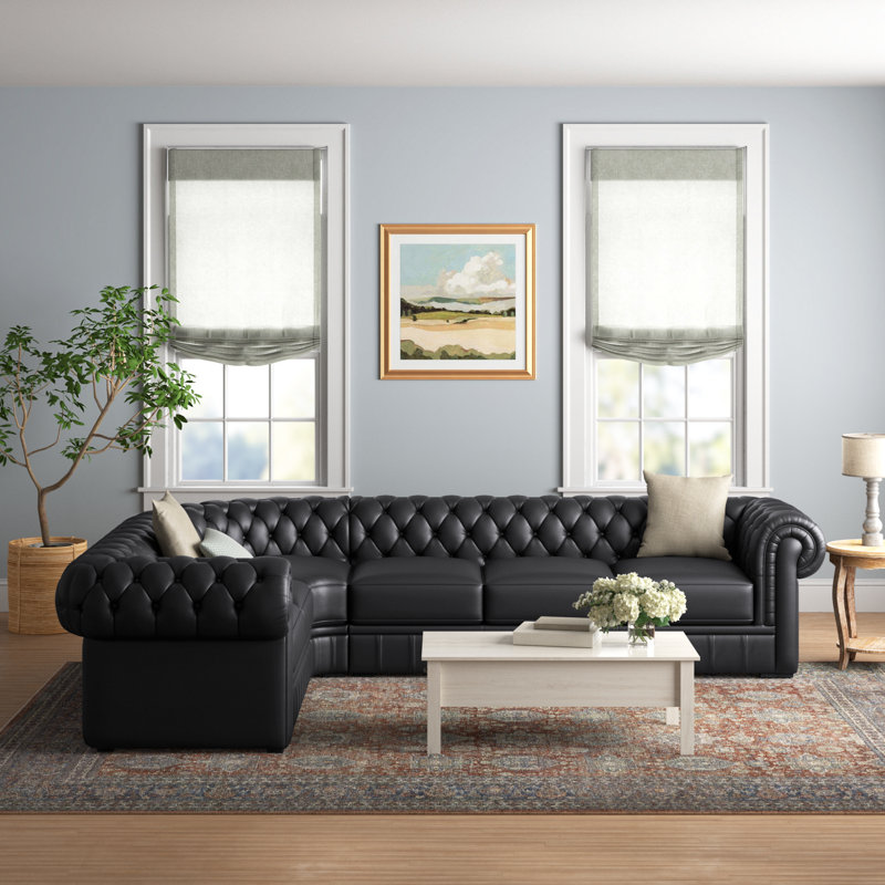 Areez Upholstered L-Shaped Sectional, Left Hand Facing