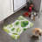 Leafy Patterns - 1 Piece Bone Shape Feeding Mat