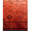 Tapis orange / noir / gris Overyed One-of-a-Kind 6 pi 1 po x 9 pi 4 po