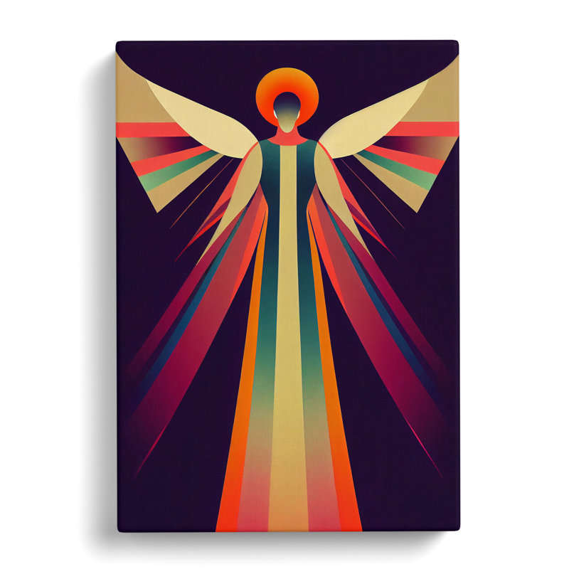 Alluring Angel Abstract - Wrapped Canvas Print, 50cm H x 35cm W x 3cm D