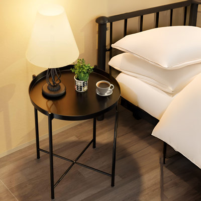 Steel Top End Table